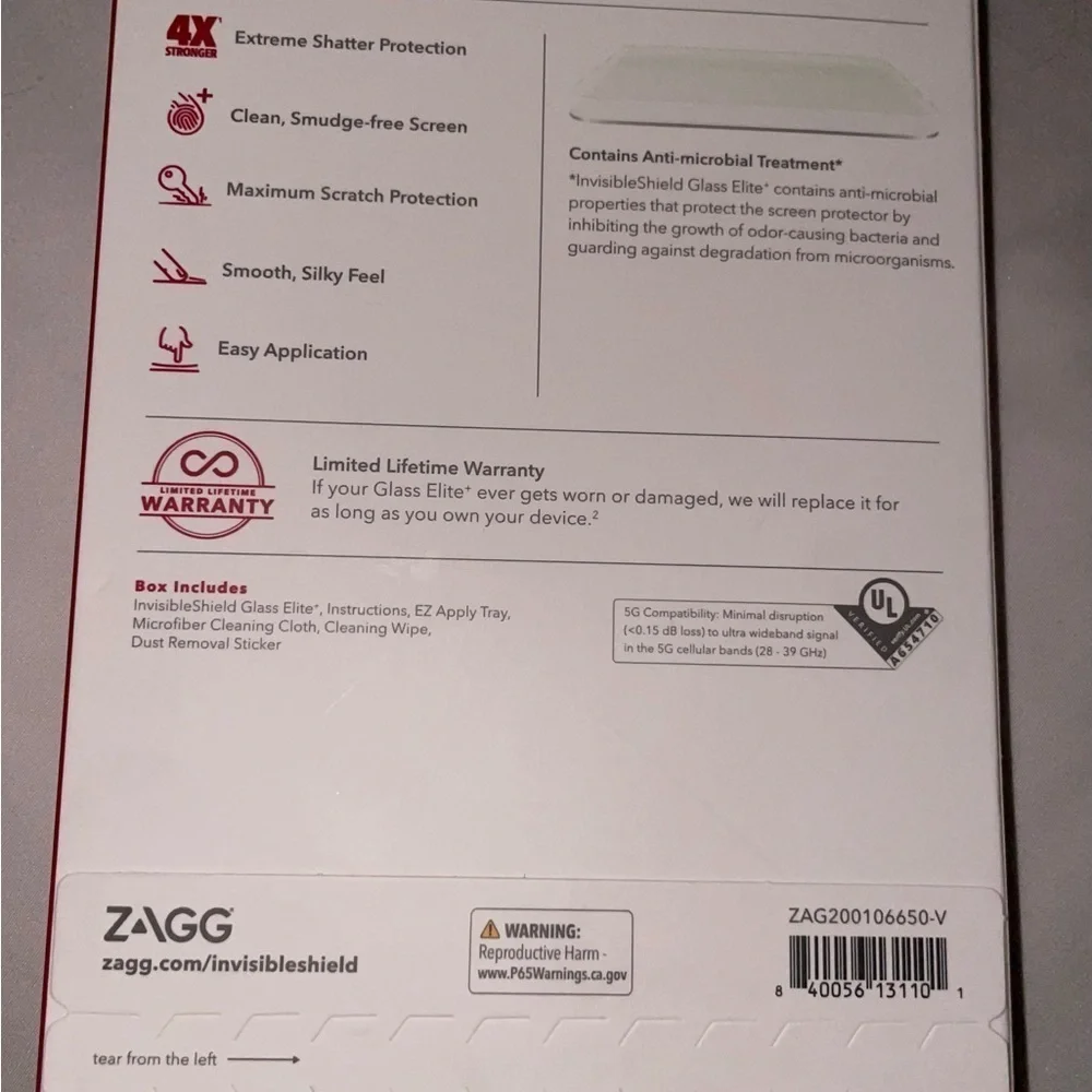 NEW Invisible Shield Glass Screen Protector iPhone 12/12 Pro/11/XR
